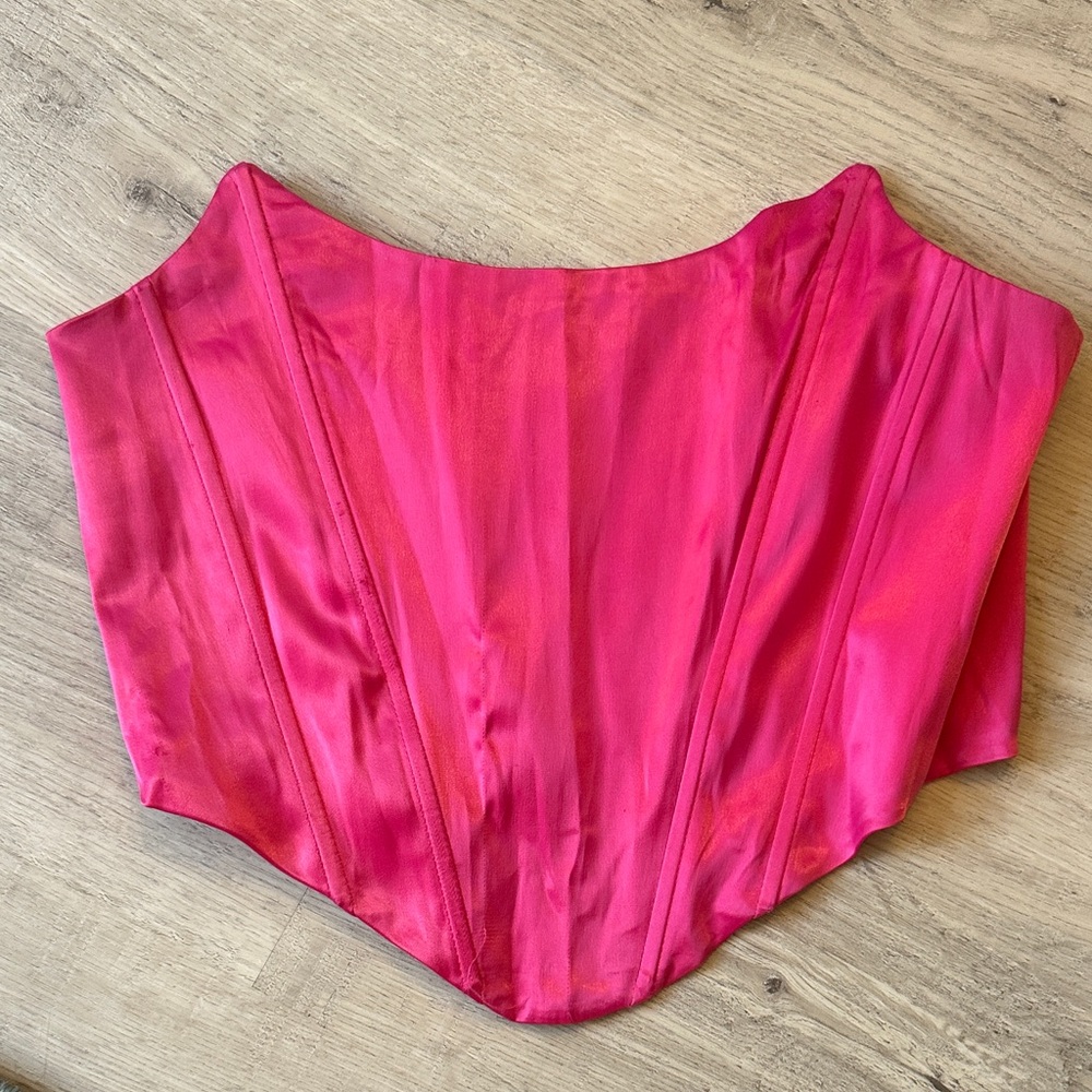 Princess Polly Fuchsia Corset Top